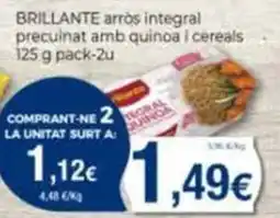 Supermercats Jespac Brillante arròs integral preculinat amb quinoa i cereals oferta