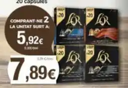 Supermercats Jespac Lor capsules oferta