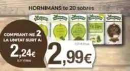 Supermercats Jespac Hornimans te 20 sobres oferta