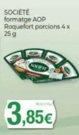 Supermercats Jespac Société formatge AOP Roquefort oferta