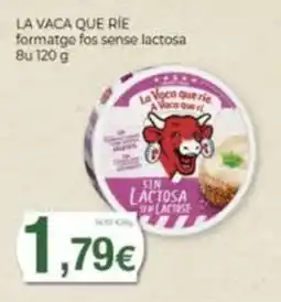 Supermercats Jespac La vaca que ríe formatge fos sense lactosa oferta