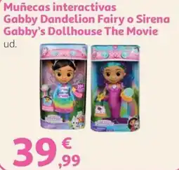 Alcampo Gabby Dandelion Fairy o Sirena Gabby's Dollhouse The Movie oferta