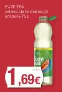 Supermercats Jespac Fuze Tea refresc de te maracuja oferta