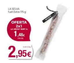 Supermercats Jespac La selva fuet extra oferta