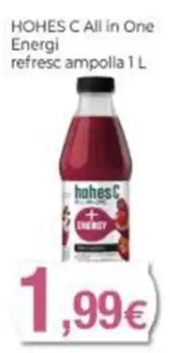 Supermercats Jespac hoheSC All in One Energi refresc ampolla oferta