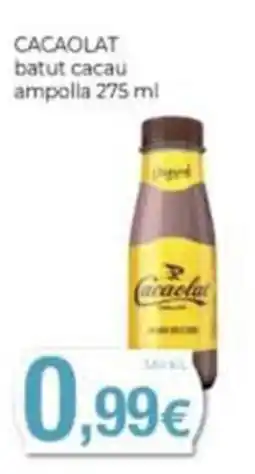 Supermercats Jespac Cacaolat batut cacao oferta