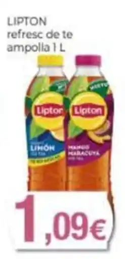 Supermercats Jespac Lipton refresc de te ampolla oferta