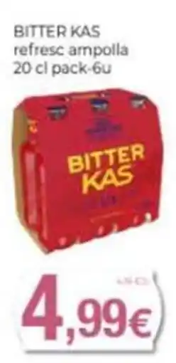 Supermercats Jespac Bitter Kas refresc ampolla oferta