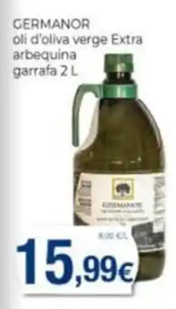 Supermercats Jespac Germanor oli d'oliva verge Extra arbequina oferta