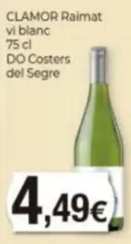 Supermercats Jespac Clamor raimat vi blanc oferta