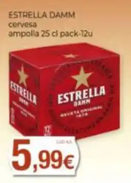 Supermercats Jespac Estrella Damm cervesa ampolla 25 cl oferta