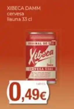 Supermercats Jespac Xibeca cervesa llauna oferta
