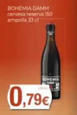 Supermercats Jespac Bohemia Damm cervesa reserva 150 oferta