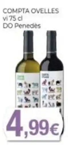 Supermercats Jespac Compta Ovelles vi 75 cl oferta