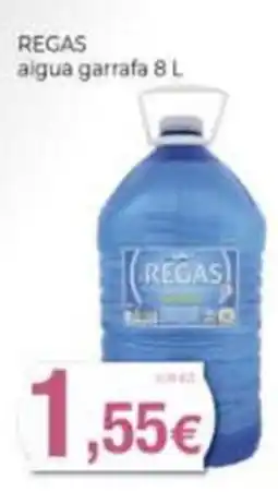 Supermercats Jespac Regas aigua garrafa oferta