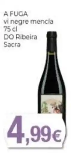 Supermercats Jespac A FUGA vi negre mencia oferta
