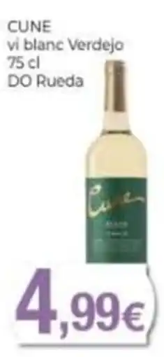 Supermercats Jespac Cune vi blanc Verdejo oferta