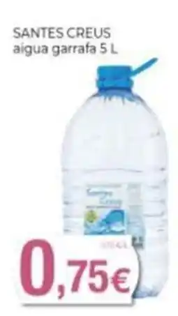 Supermercats Jespac santecreus aigua garrafa oferta