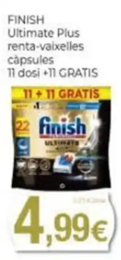 Supermercats Jespac finish ultimate plus renta-vaixelles capsules oferta