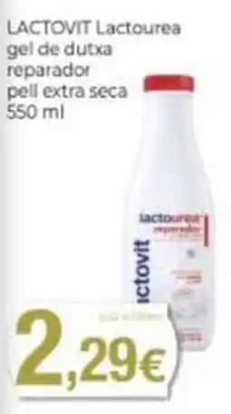 Supermercats Jespac Lactovit gel de dutxa reparador pell extra seca oferta