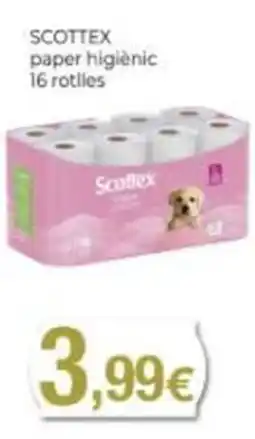 Supermercats Jespac Scottex paper higiènic oferta