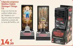 Alcampo Stranger Things Capsula sorpresa Walkie-Talkie T3 oferta