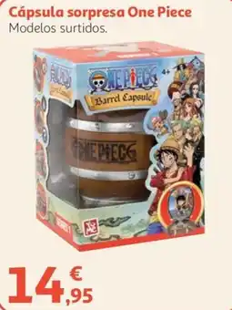 Alcampo One Piece cápsula sorpresa oferta