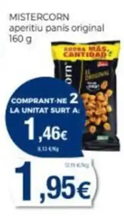 Supermercats Jespac Mistercorn aperitiu panis original oferta