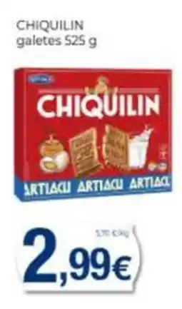 Supermercats Jespac Chiquilin galetes oferta