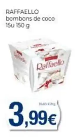 Supermercats Jespac Raffaello bombons de coco oferta