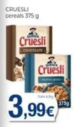 Supermercats Jespac Cruesli cereals oferta