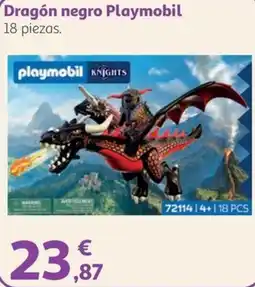 Alcampo Playmobil dragón negro oferta