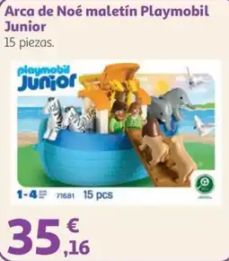 Alcampo Playmobil arca de noé maletín junior oferta