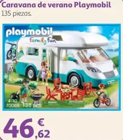 Alcampo Playmobil caravana de verano oferta