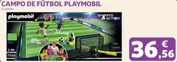 Alcampo Playmobil campo de fútbol oferta