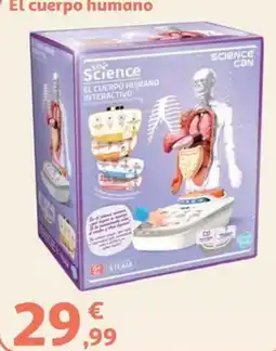 Alcampo Science el cuerpo humano interactivo oferta