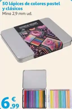 Alcampo Lápices de colores pastel y clásicos oferta
