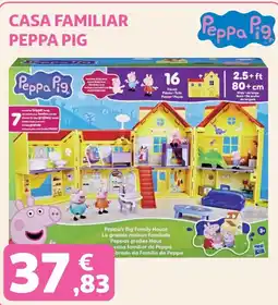 Alcampo Peppa Pig casa familiar de Peppa oferta