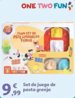 Alcampo One Two Fun set de juego de pasta granja oferta