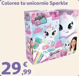 Alcampo Airbrush Plush Sparkle unicornio oferta