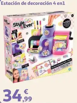 Alcampo Style Ever scrapbooking pro station 4 en 1 oferta