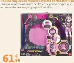 Alcampo Monster High Pocima Mágica con muneca sorpresa oferta