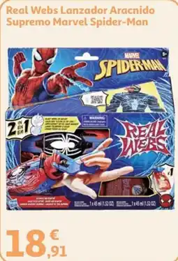 Alcampo Real Webs Lanzador Aracnido Supremo Marvel Spider-Man oferta