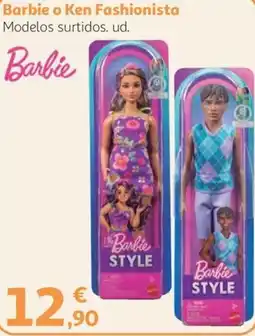 Alcampo Barbie o Ken Fashionista oferta