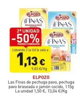 Hiperber elpozo las finas de pechuga pavo oferta