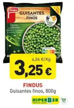 Hiperber Findus guisantes finos oferta