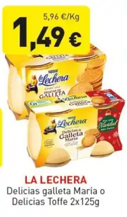 Hiperber La Lechera Delicias galleta María o Delicias Toffe oferta