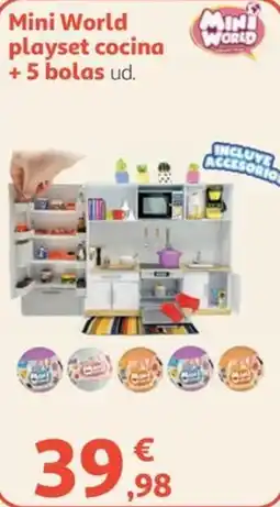 Alcampo Mini World playset cocina oferta