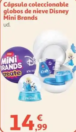 Alcampo Disney Mini Brands globos de nieve oferta