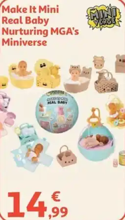 Alcampo Make It Mini Real Baby Nurturing MGA's Miniverse oferta